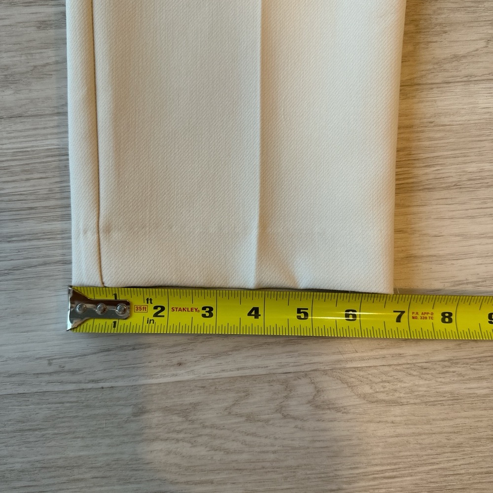 Zara Cream Pleated Trousers - Picture 6 of 6